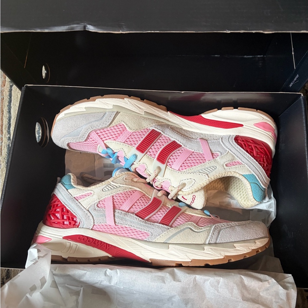 Coolway Pink & Cream Multi-Accent Women's Sneakers Brand New Never Worn!